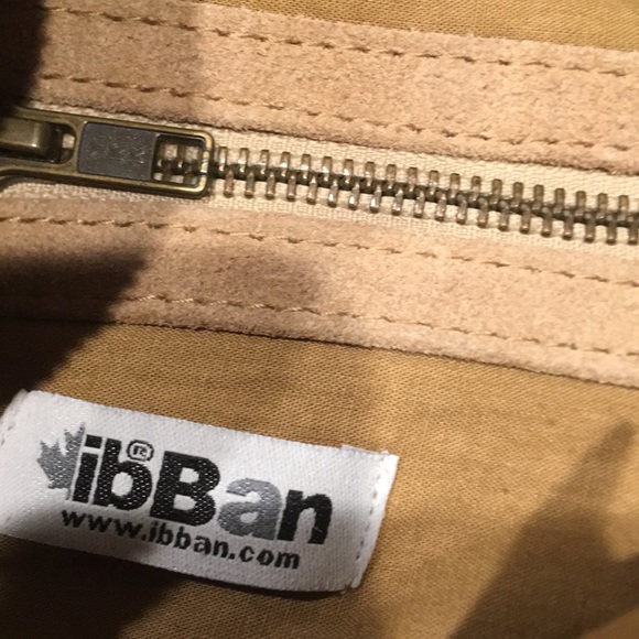 IbBan leather boho beaded shoulder tote. - Picture 6 of 9